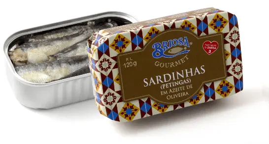 Petites sardines à l'huile d'olive