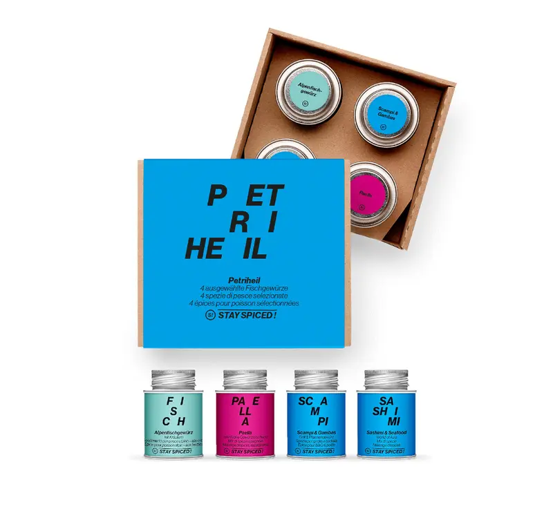 PETRI HEIL | Gewürze Set | 4er Geschenkbox