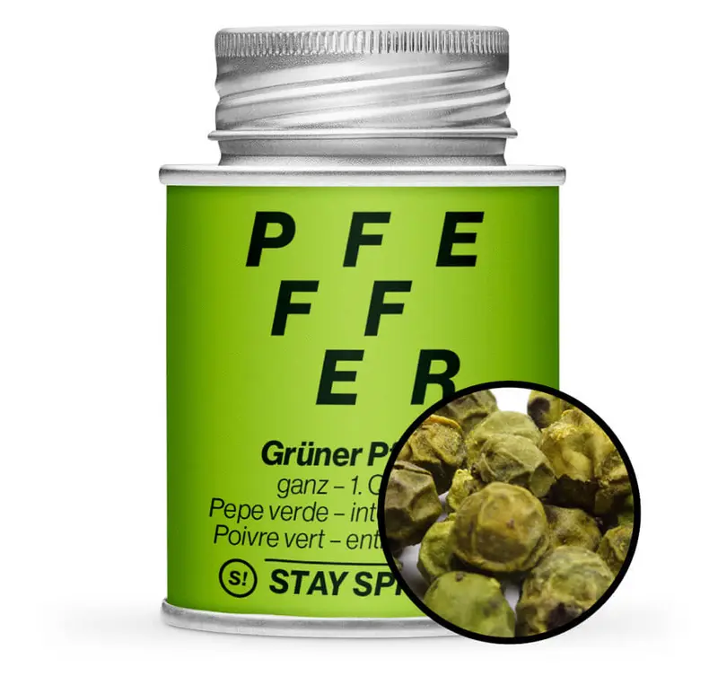 Pfeffer grün ganz "Malabar - 1.Qualität"