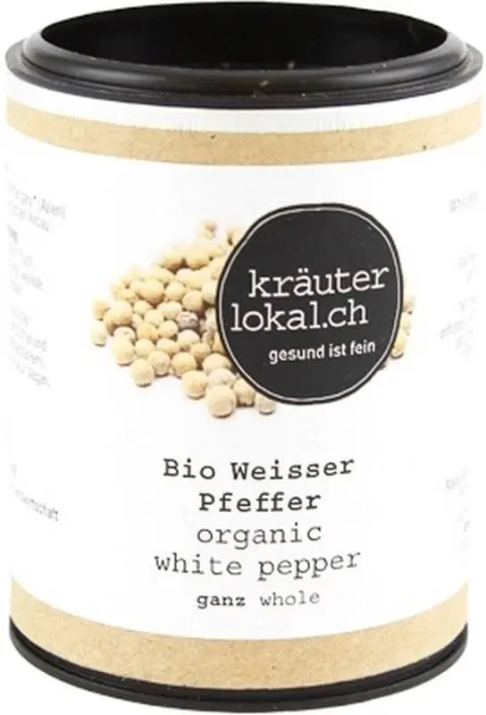 Pfeffer weiss ganz, Bio, 60g