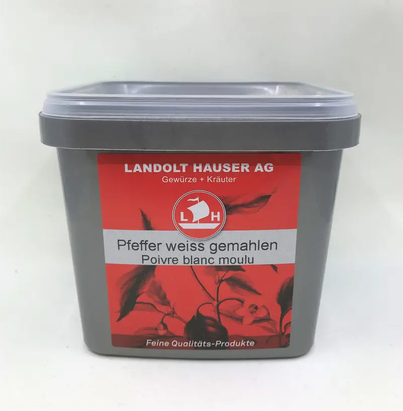 Pfeffer weiss gemahlen
