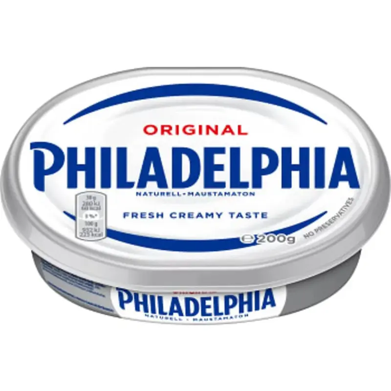 Philadelphia Färskost Naturell - Fresh cheese Natural - 200 g
