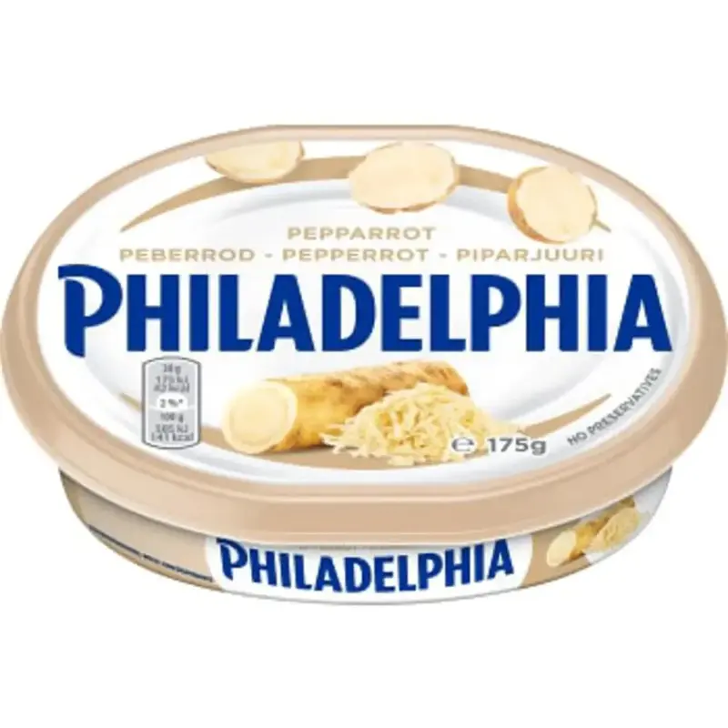 Philadelphia Färskost Pepparrot - Cream Cheese Horseradish - 175g