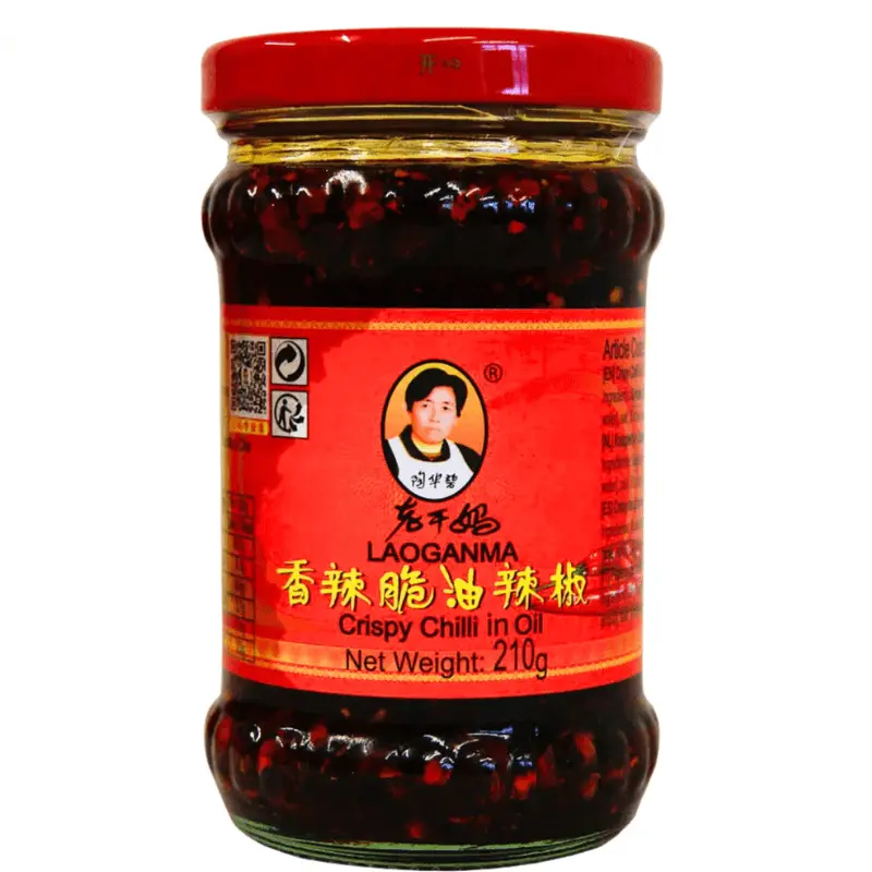 Piment Croquant dans l'Huile - LAO GAN MA - 210g