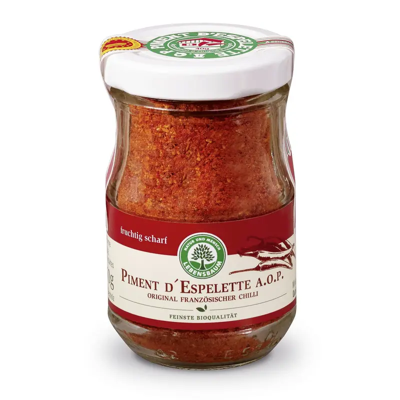 Piment d'Espelette A.O.P. - Chili grob gemahlen, EU Bio, 50g