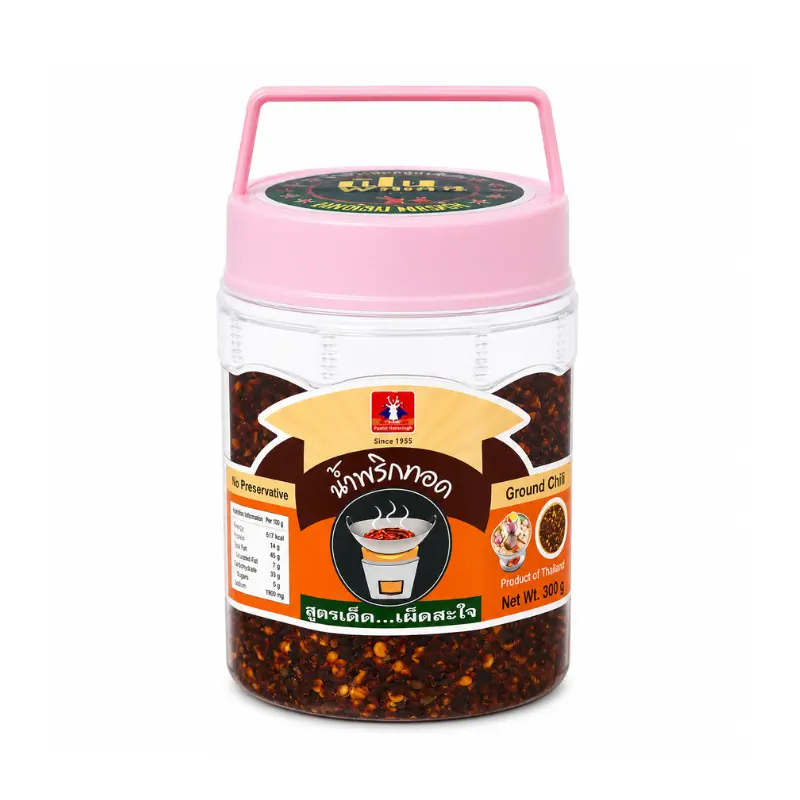 Piment moulu Kongsem très épicé dans l'huile - Three deer- 350g