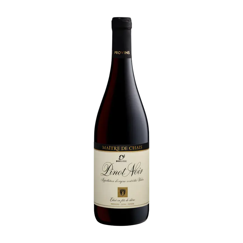 Pinot Noir Bio Bourgeon Maître de Chais AOC Valais Provins
