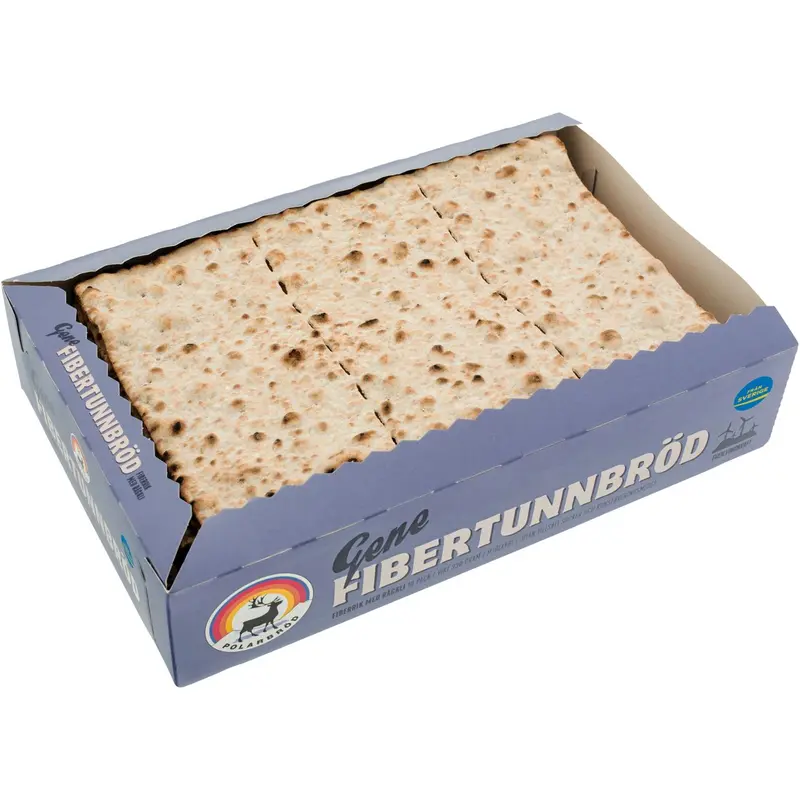 Polarbröd Gene Fibertunnbröd – Fibre Thin Bread - 330g