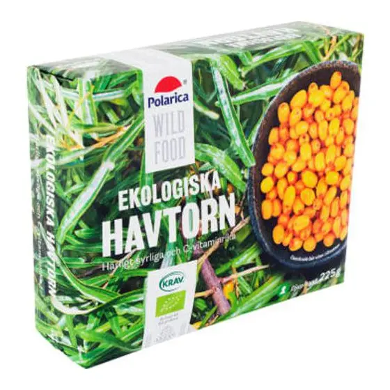 Polarica Ekologiska Havtorn - Frozen Ecological Sea Buckthorn 150g