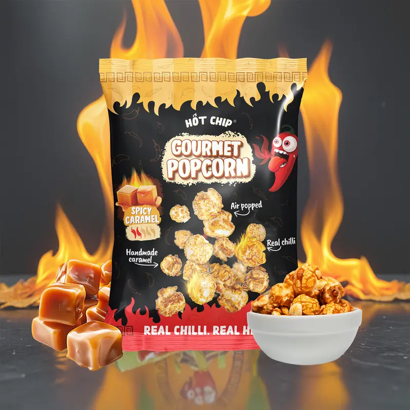 Popcorn Spicy Caramel | scharfes (Habanero) Karamell Popcorn | 120 g
