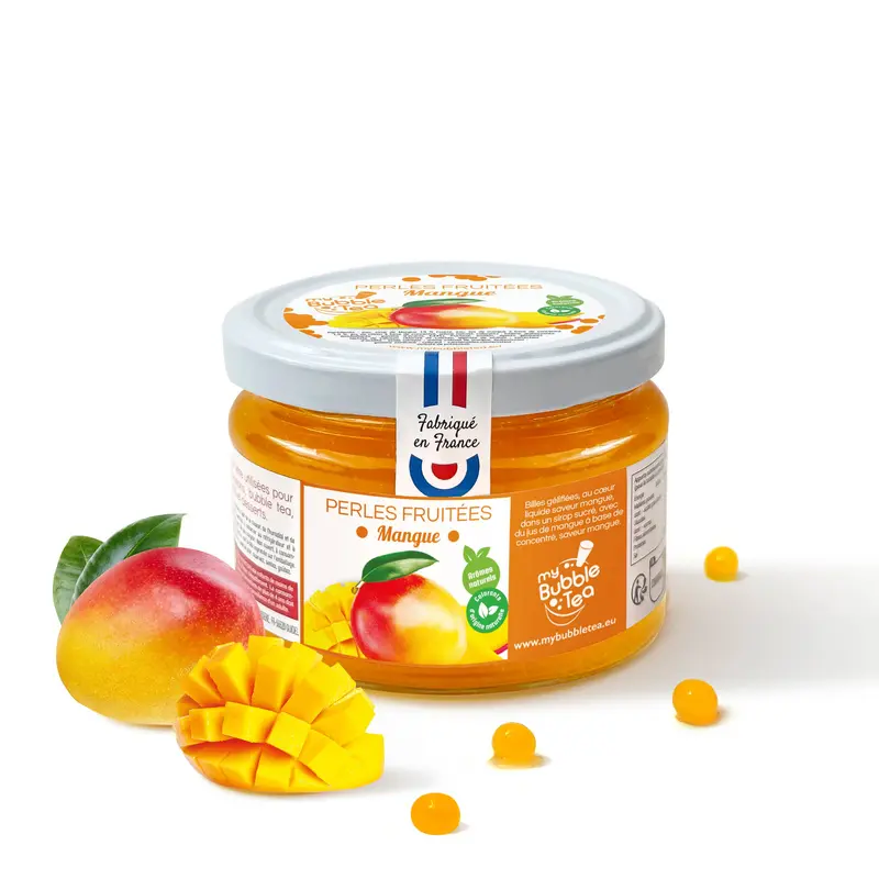 Popping Boba Mango – Bubble Tea Fruchtperlen 240 g