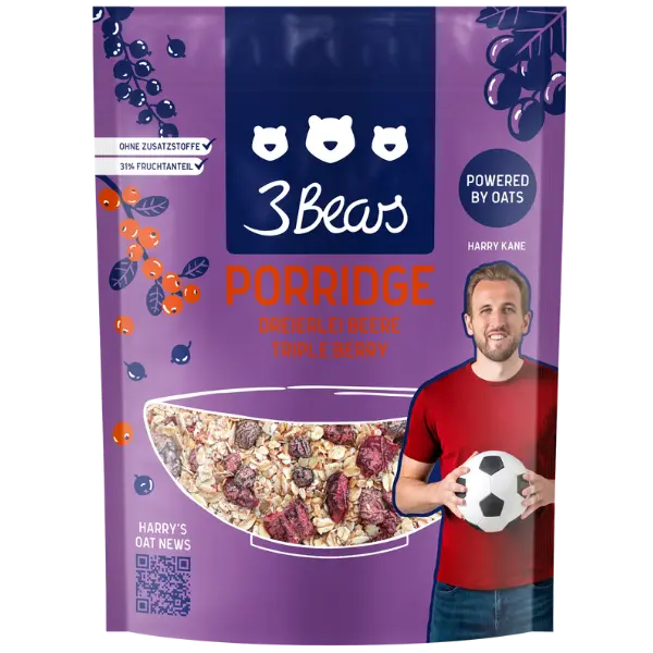 Porridge Triple Berry – 400 g