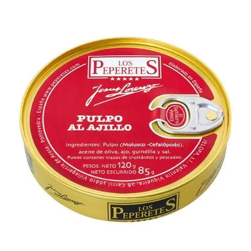 Poulpe à l'huile d'olive et à l'ail