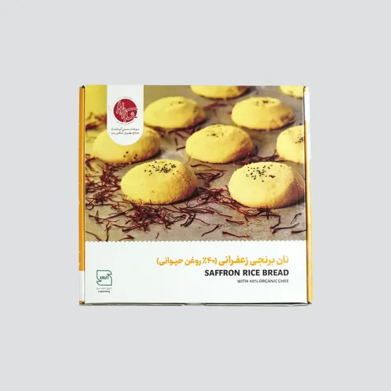 Premium Persian Rice Flour Cookies by Shekar Riz (نان برنجy شکرریز)
