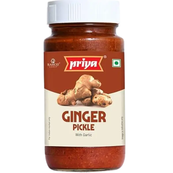 Priya Ginger Pickle with Garlic – 300 g