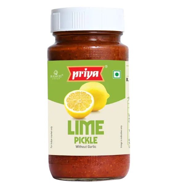 Priya Lime Pickle (Without Garlic) – 300 g