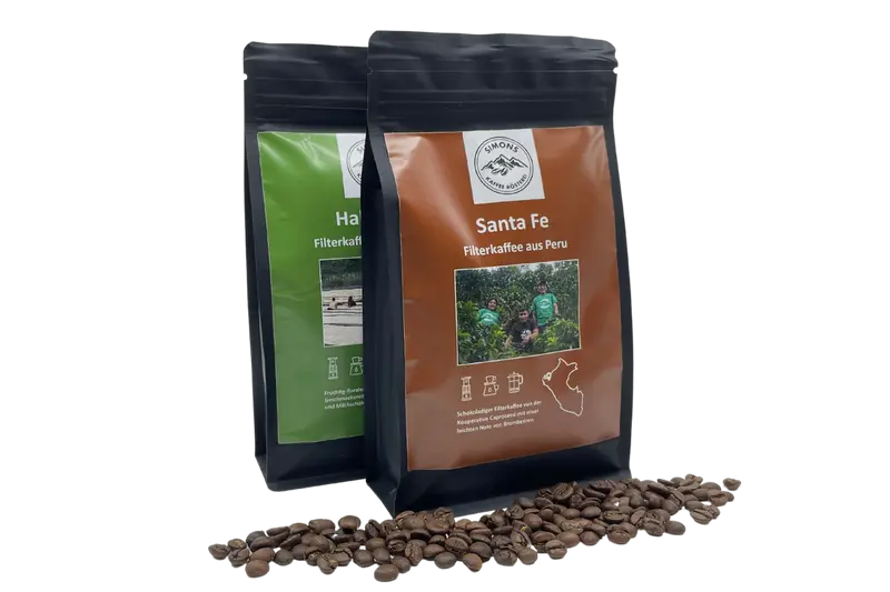 Probierpaket Kaffeebohnen Filter