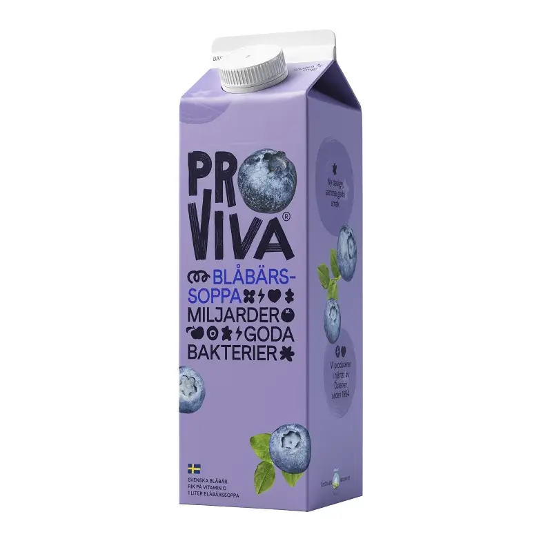 ProViva Blåbär - Blueberry Fruitdrink 1L