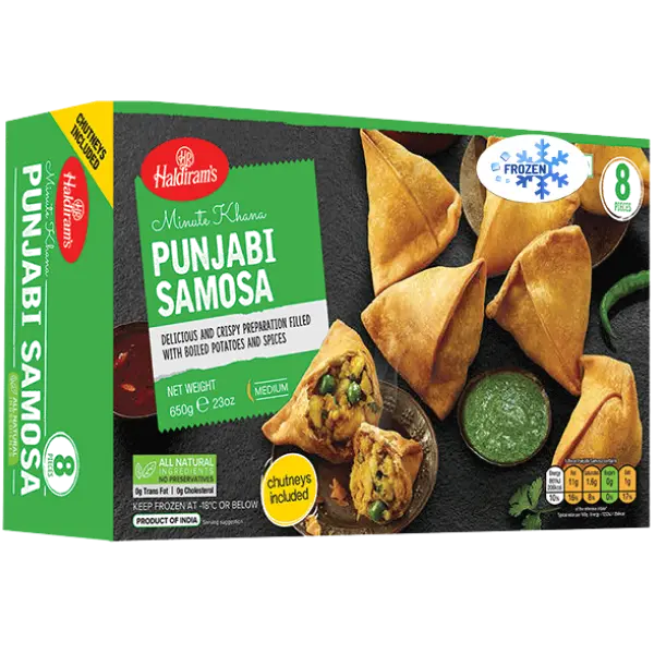 Punjabi Samosa (8 pcs) Frozen - 650 g