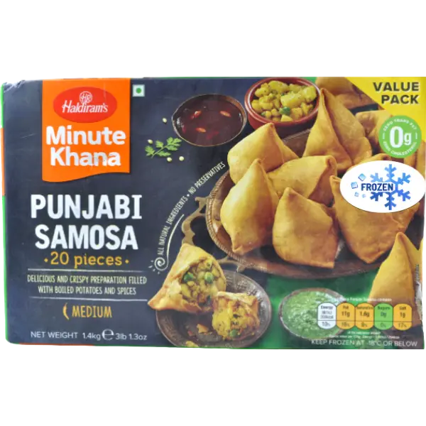 Punjabi Samosa Value Pack Frozen 20 Pcs - 1.4 kg