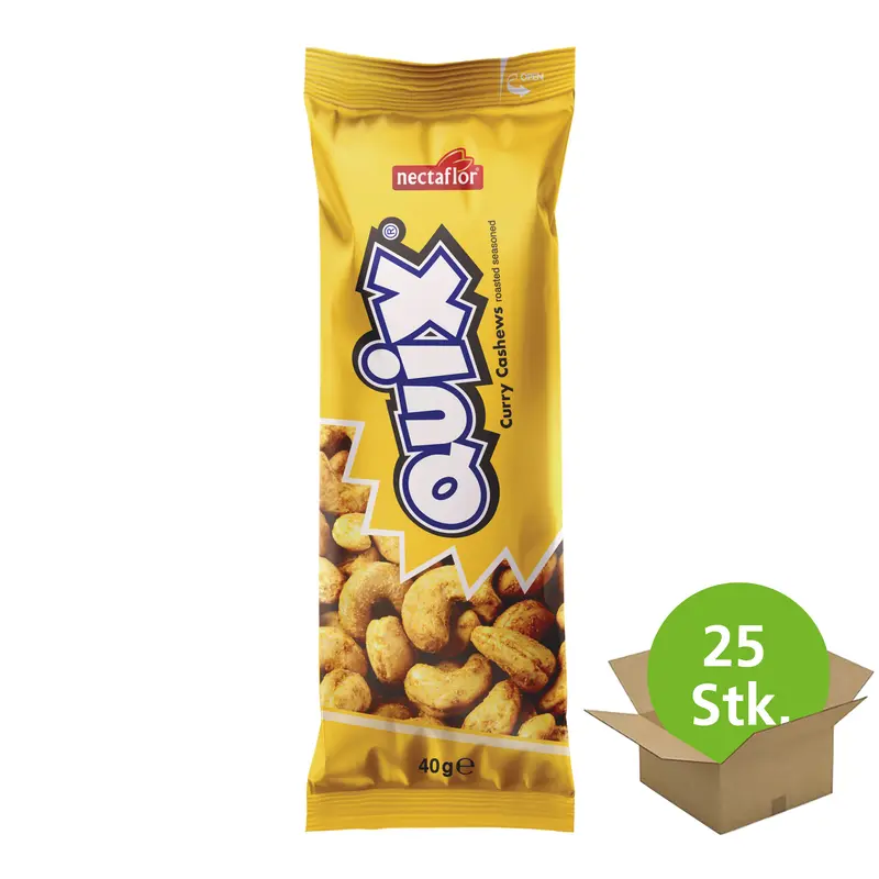 QUIX Curry Cashews