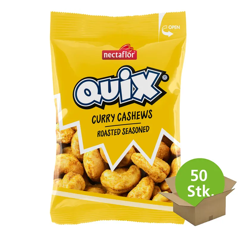 QUIX Curry Cashews