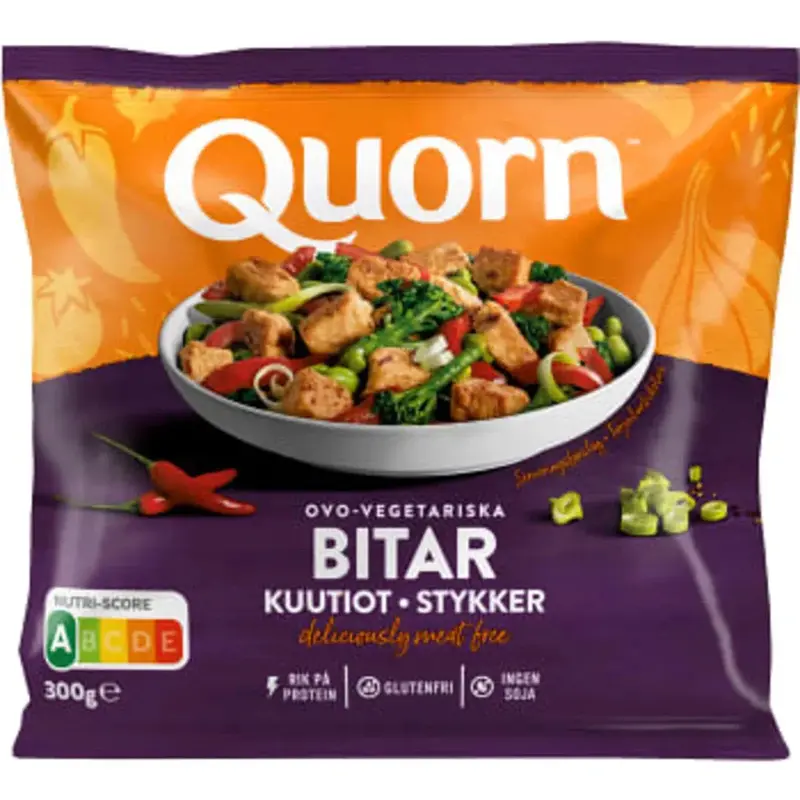 Quorn Vegetariska bitar Fryst - Vegetarian Bites Frozen - 300 g