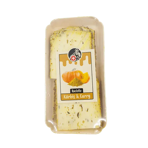 Raclette Kürbis-Curry