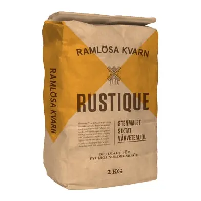 Ramlösa Kvarn Rustique Stenmalet Vetemjöl - Stonegrinded Wheatflour 2 kg
