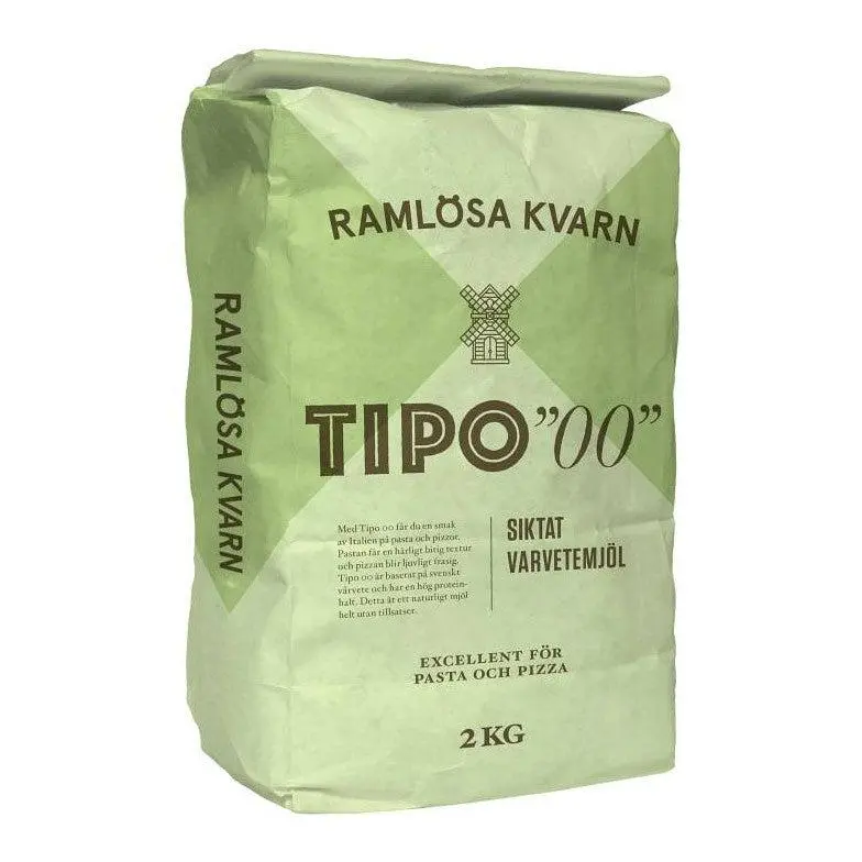 Ramlösa Kvarn TIPO 00 Siktat Vårvetemjöl - Spring Wheatflour 2 kg