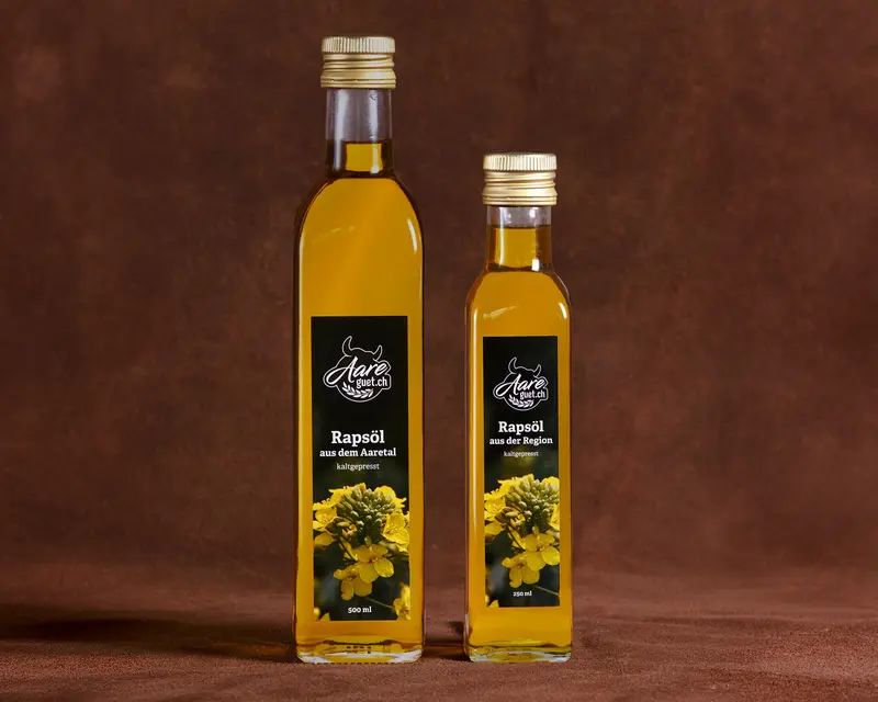 Rapsöl – kaltgepresst und ungefiltert, 500 ml
