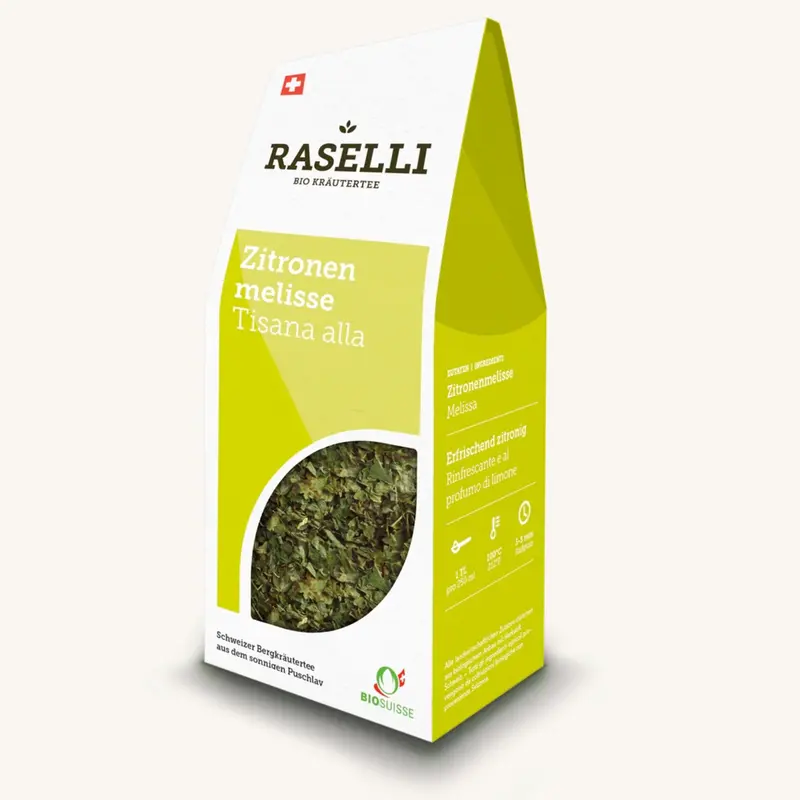 Raselli Bio Zitronenmelissetee – 25 g