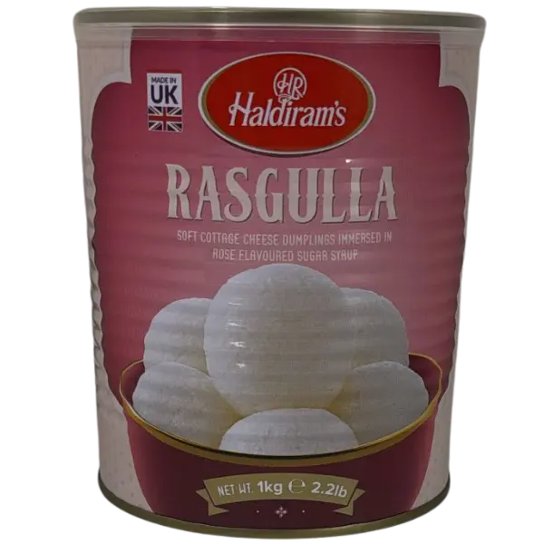 Rasgulla (14 pcs) in Tin - 1 kg