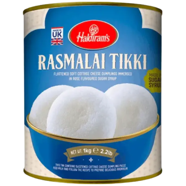 Rasmalai (12 pcs) in Tin - 1 kg