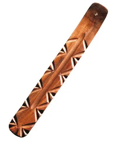 Räucherstäbchenhalter aus Holz | Zick-Zack
