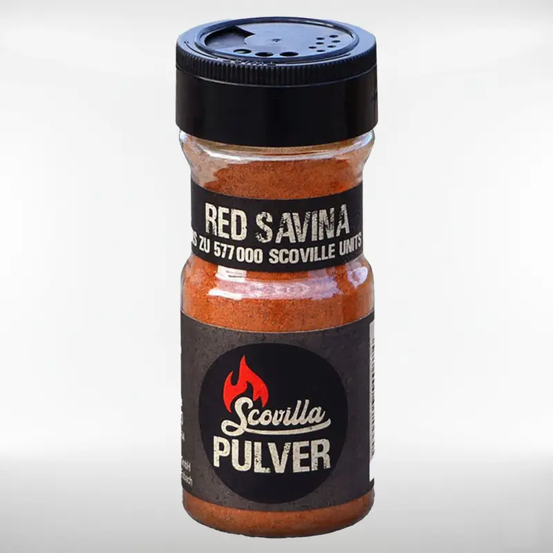 Red Savina Chilipulver | fruchtig, süsslich - im Shaker | 45 g