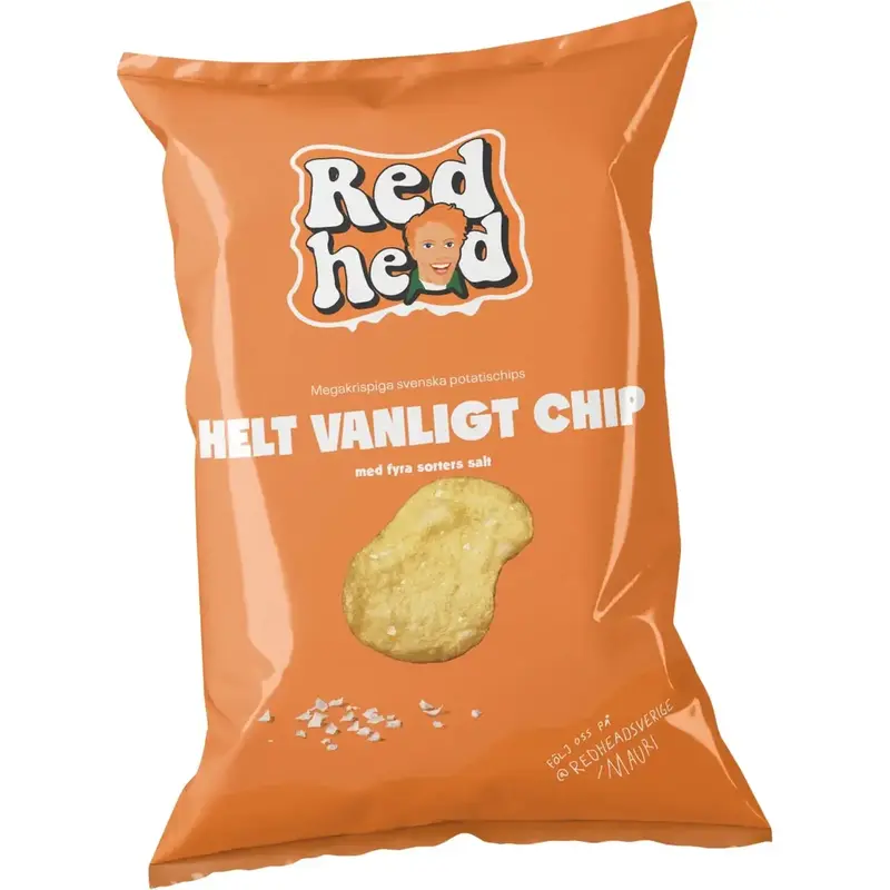 Redhead Fyra sorters Salt - Potato Chips Four Kinds of Salt - 150g
