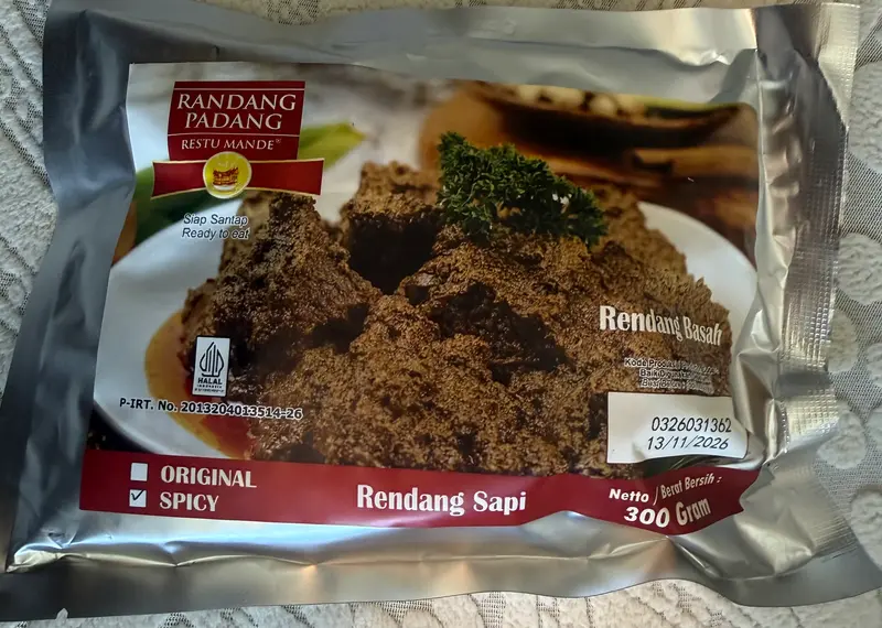 Rendang Sapi Restu Mande Spicy 300gr