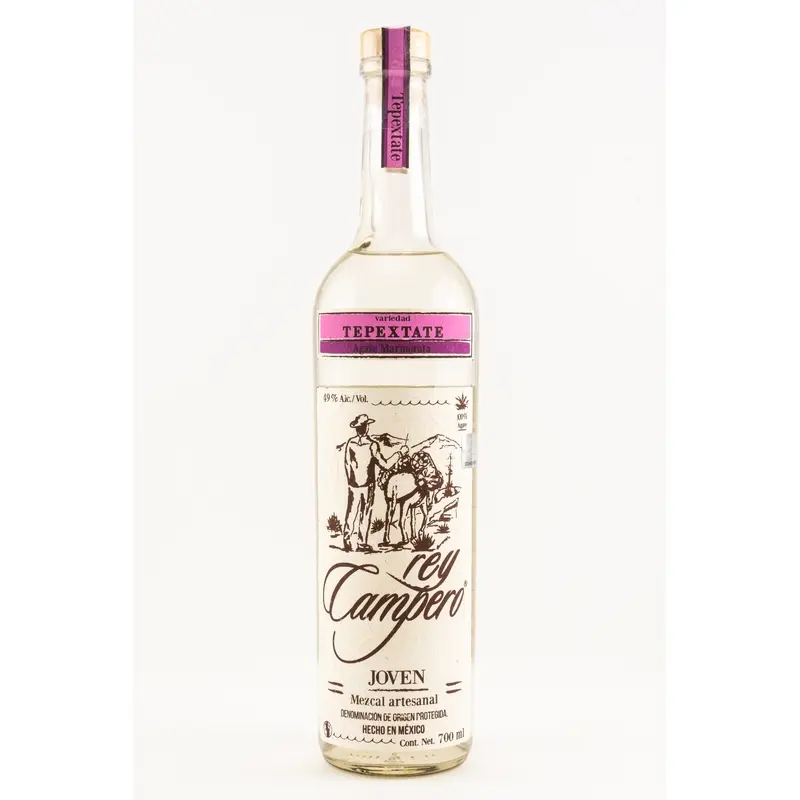 Rey Campero Tepeztate Mezcal artesanal - Joven