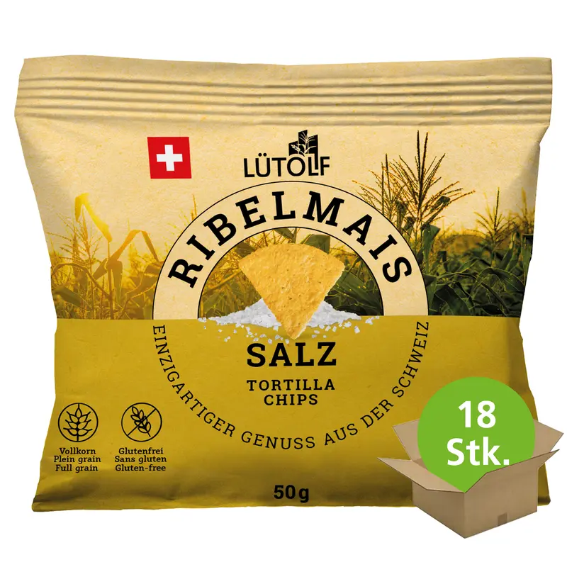 Ribelmais Tortilla Chips Salz
