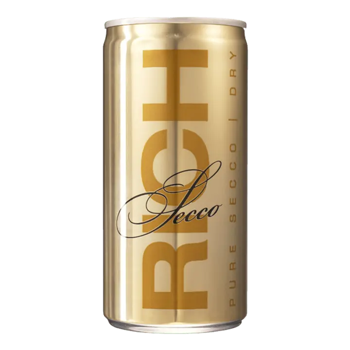 RICH Secco Bianco Vino Frizzante 12x 20cl Dosen Vegan