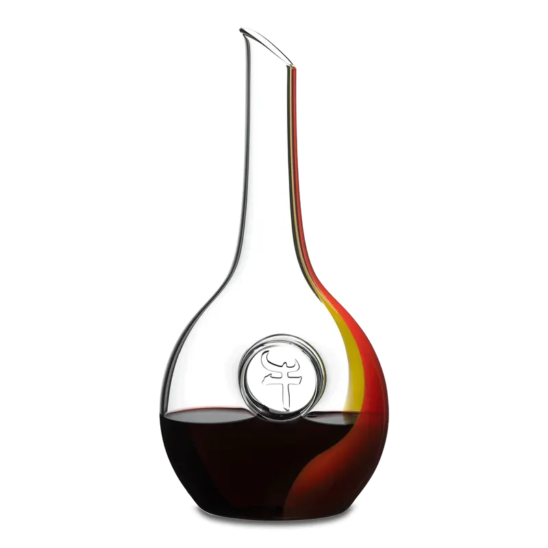Riedel Chinese Zodiac Dekanter Ox Red/Yellow