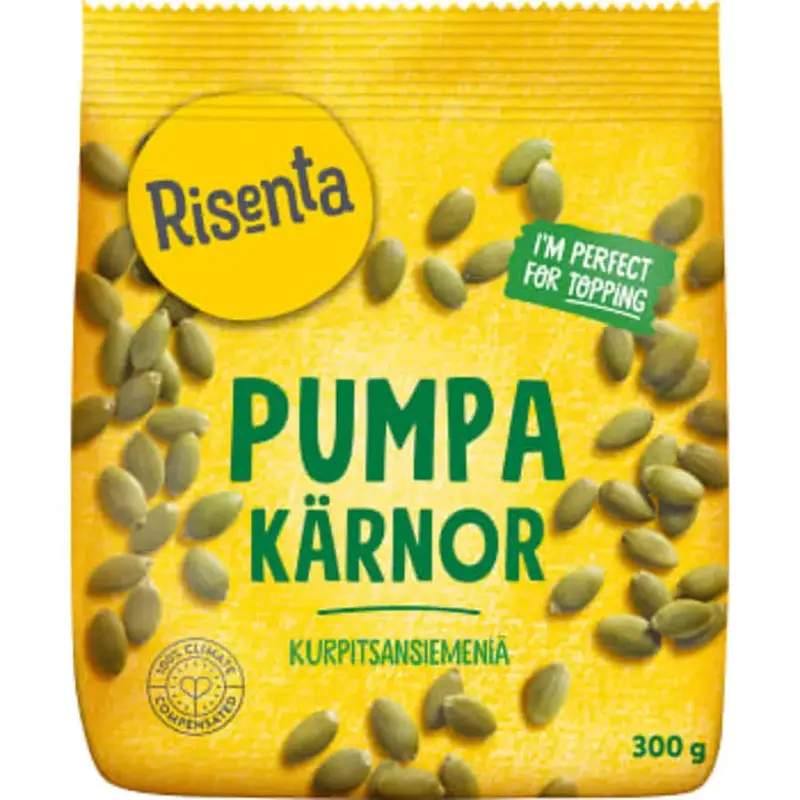 Risenta Pumpakärnor - Pumpkin seeds - 300 g