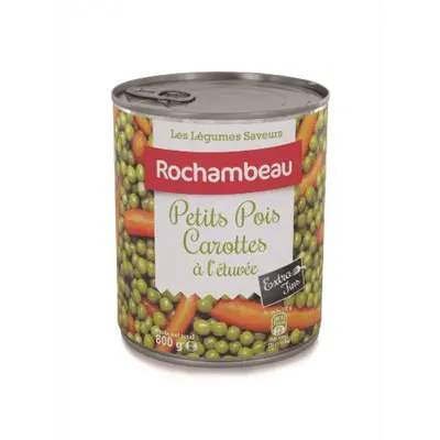 Rochambeau Petits Pois Carottes 800g