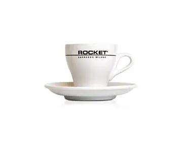 Rocket Tassenset "Flat White" - 6 Stück, weiss