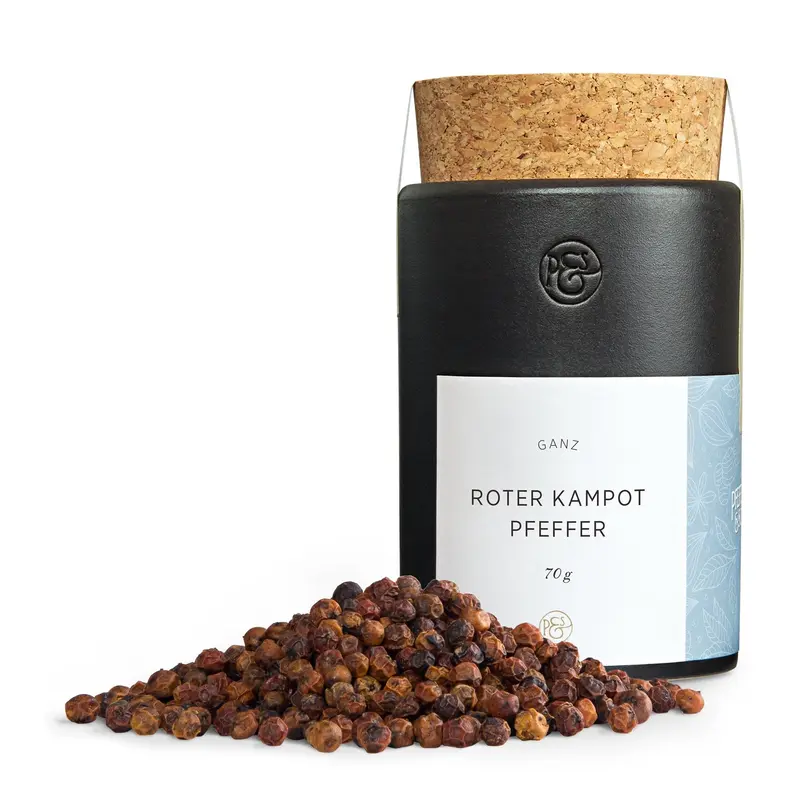 Roter Kampot Pfeﬀer
