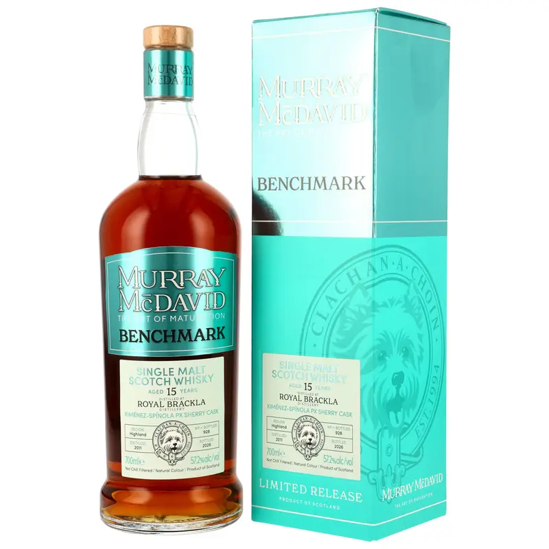 Royal Brackla 2011/2026 - 15 y.o. - PX Sherry Casks - Murray McDavid