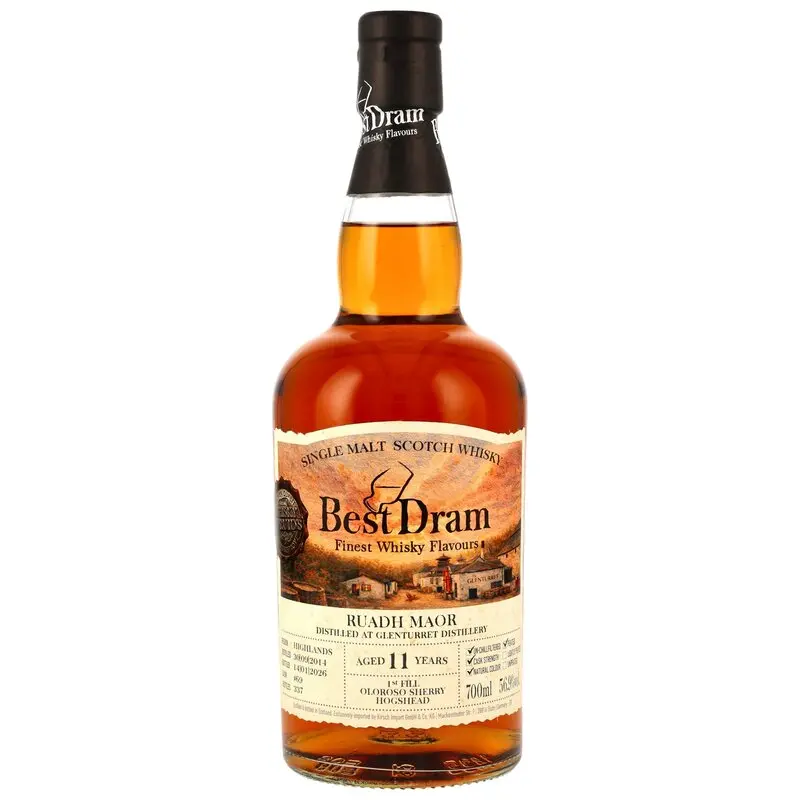 Ruadh Maor 2014/2026 - 11 y.o. - 1st Fill Oloroso Sherry Hogshead #69 (Best Dram)
