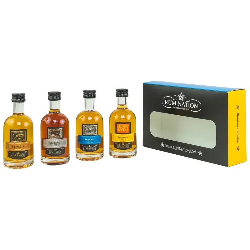 Rum Mini Collection 4x 0,05l - Rum Nation