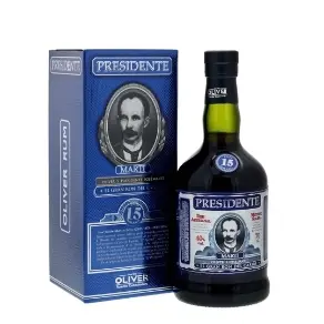 Rum Presidente 15 Jahre del Caribe